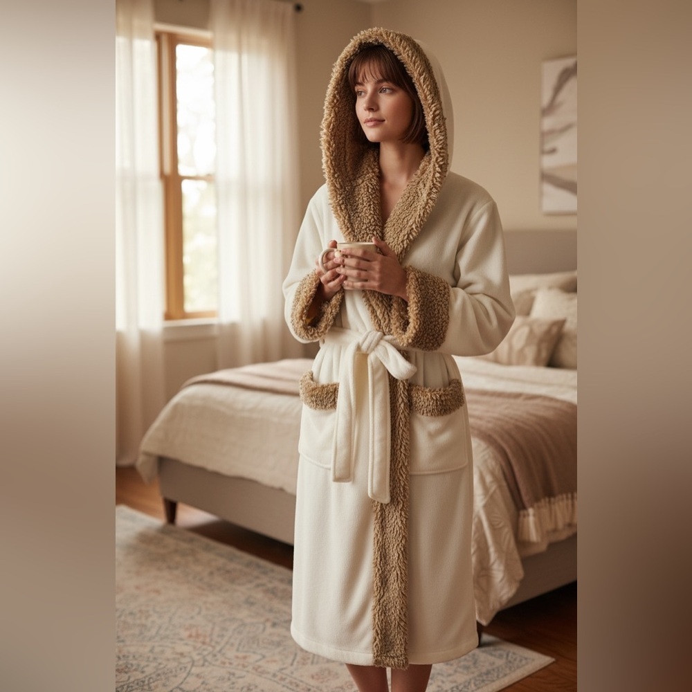 Pottery Barn Hooded Robe